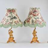 Pair of Putti table lamps Gilded bronze Neorococo Early 20th century - photo 2