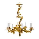 Rococo chandelier. End of the 19th century. Bronze Neorococo 19th century - photo 1