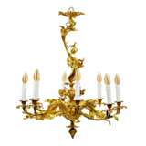 Rococo chandelier. End of the 19th century. Bronze Neorococo 19th century - photo 3