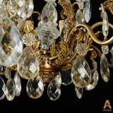 Chandelier for eight candles. Brass Rococo Early 20th century - photo 3