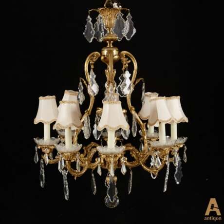 Rococo chandelier Brass Rococo Early 20th century - photo 1