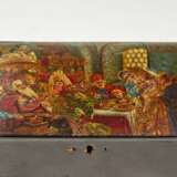 Antique Russian Box Scene from a Russian boyar life painting Romanticism At the turn of 19th -20th century - photo 1