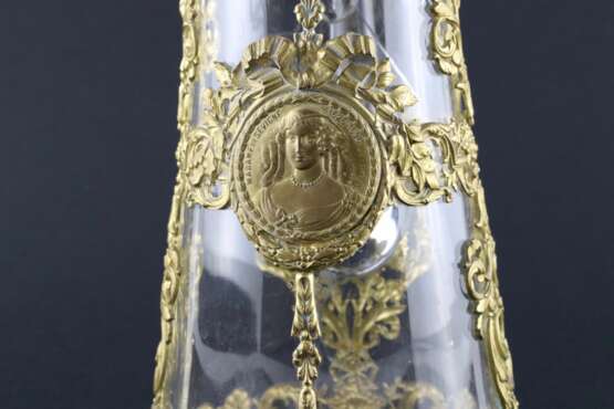 Water jug Gold plated brass 19th century - photo 4