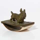 Writing set Scotch-terrier Patinated metal Late 19th century - photo 4