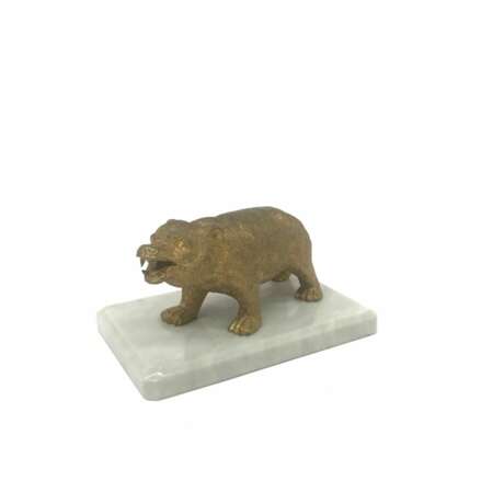Russian paperweight Bear. Marble Romanticism At the turn of 19th -20th century - photo 1