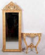 Marble. Mirror with console