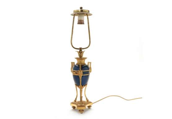 Настольная лампа Позолоченная бронза Empire 20th century г. - фото 4