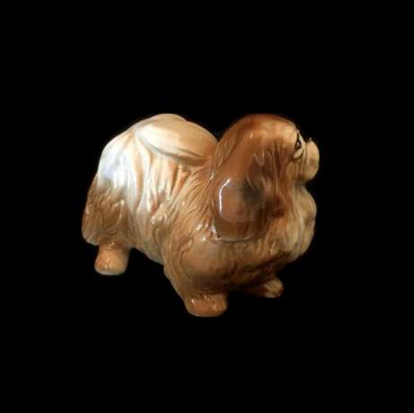 Figurine de chien Hand Painted 20th century - photo 3