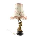 Lampe de table Putti. Vergoldete Bronze Neorococo At the turn of 19th -20th century - Foto 3