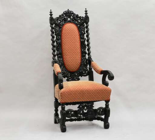 Кресло в стиле Барокко.18 в. Wood fabric Baroque 18th century г. - фото 1