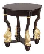 Mahogany. Empire style table