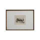 Engraving Bulls Engraving 19th century - photo 1