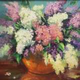Painting Bouquet of Lilacs. 1950s. Canvas oil realism 20th century - photo 2