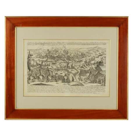 Engraving Siege of Ochakov 1788. Paper 19th century - photo 1