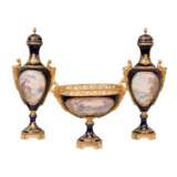 Ensemble en porcelaine. S&egrave;vres. 19&egrave;me si&egrave;cle. Vergoldete Bronze 19th century - Foto 3