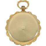 Taschenuhr/Anhängeuhr: exquisite Lepine mit seltenem gravierten Zifferblatt, bedeutender Uhrmacher, Antide Janvier, Horloger Mécanicien du Roy, Au(x) Louvre No. 5188, ca.1825 - фото 2