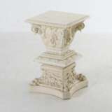 Glazed ceramic pedestal Faience At the turn of 19th -20th century - photo 1