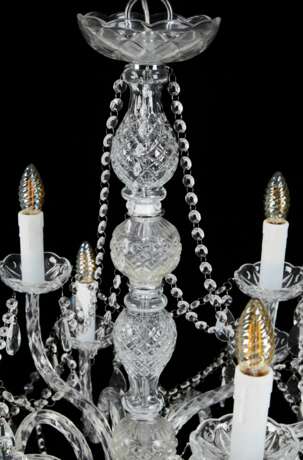 Chandelier for 14 candles. KARE DESIGN. Giorgio Cavallo Glass and silver-plated metal 20th century - photo 3