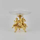 Vase &agrave; fruits depoque Napoleon III ES CALIER DE CRISTAL PARIS. Bronze doré Napoleon III At the turn of 19th -20th century - photo 2