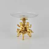 Vase &agrave; fruits depoque Napoleon III ES CALIER DE CRISTAL PARIS. Vergoldete Bronze Napoleon III At the turn of 19th -20th century - Foto 3