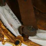 Бронзовые каминные часы с подсвечниками Аллегории живописи. Hand Painted Neorococo At the turn of 19th -20th century г. - фото 5