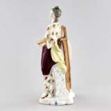 Figurine en porcelaine Allegorie de la Peinture. Porcelaine XIX&egrave;me. Porzellan 19th century - Foto 4