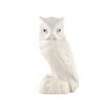 Porcelain owl from Gardner factory. Biscuit (porcelain) Late 19th century - photo 1