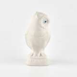 Porcelain owl from Gardner factory. Biscuit (porcelain) Late 19th century - photo 2