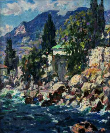 Crimean landscape. Russia. Early 20th century Canvas oil Early 20th century - photo 2