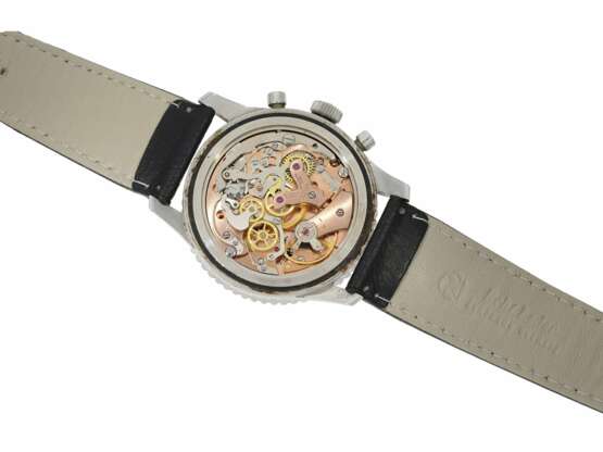 Armbanduhr: sehr schön erhaltener Breitling Flieger-Chronograph Navitimer Ref. 806 mit originaler Bedienungsanleitung, ca. 1968 - photo 4