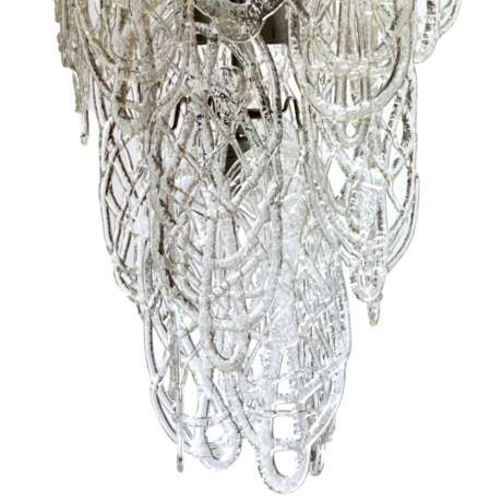 Gino Vistosi. Grand lustre de salon Mazzega Murano Italie ann&eacute;es 1960. Metal glass Design of 50-60’s 20th century - Foto 2