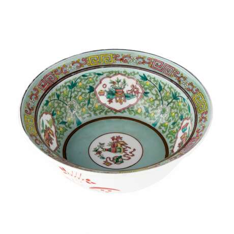 Plat chinois de l usine Gardner. Porcelaine Asian Art Late 19th century - photo 3