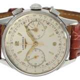Armbanduhr: sehr seltener "oversize-38mm" Flyback Chronograph, Longines 30CH, Ref. 5982-10 in Stahl, ca.1960 - photo 1