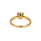 Gold ring with diamonds. Gold 21th century - photo 6