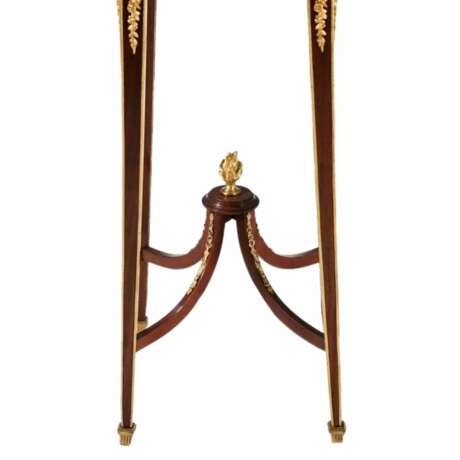 French console in mahogany and gilded bronze. IN THE STYLE OF FRANCOIS LINKE. Bronze marble wood Eclecticism At the turn of 19th -20th century - photo 4