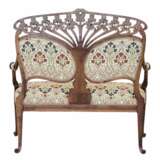 Walnut furniture set in Art Nouveau style. France. 1905 Walnut Art Nouveau At the turn of 19th -20th century - photo 15