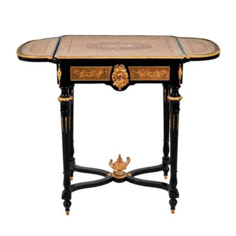 Magnifique table de dame de style Louis XVI. Marquetry At the turn of 19th -20th century - photo 6