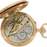 Taschenuhr: hervorragend erhaltene, mehrfarbige goldene und emaillierte Prunksavonette, vermutlich Präsent-Uhr des russischen Zaren, Pavel Buhre No. 41974, ca. 1900 - photo 5