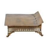 Table chaire en bronze et laiton Dore. 20i&egrave;me si&egrave;cle. Bronze and brass Eclecticism 20th century - photo 5