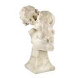 Amoureux de la composition en pierre. 20i&egrave;me si&egrave;cle. Alabaster 20th century - Foto 2