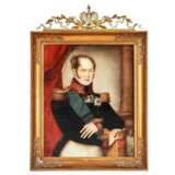 Roman Maksimovitch Volkov. Portrait du tsar russe Alexandre Ier premier quart du XIXe si&egrave;cle. Canvas oil Romanticism 19th century - photo 1