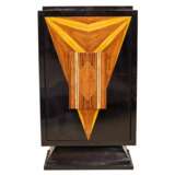 Large vertical bar in Art Deco style with a rotating display case. 20th century. Wood 20th century - photo 1