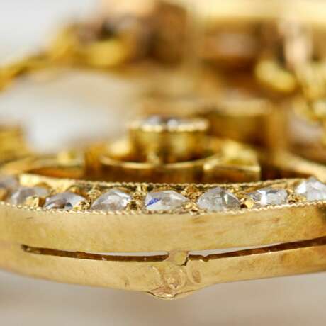 Un ravissant pendentif en or avec diamants de style Art Nouveau. Russie. Le tournant du 19e-20e si&egrave;cle. Diamond At the turn of 19th -20th century - photo 7