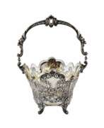 Silver 800. Austrian, silver bowl for sweets from 1867-1872, in the neo-Rococo style.