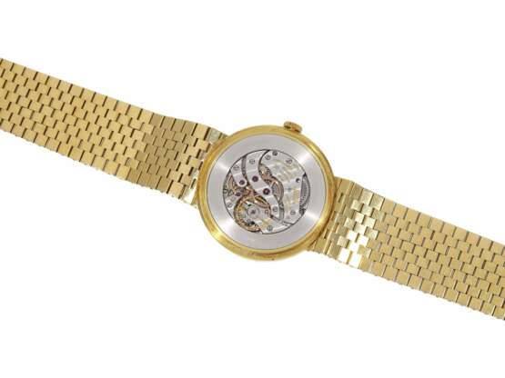 Armbanduhr: hochfeine und äußerst elegante Audemars Piguet "Calatrava" mit Türler-Signatur und originalem Goldband, ca. 1955 - Foto 2