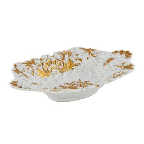 Large rusk bowl. Meissen. Gilding Baroque At the turn of 19th -20th century - photo 2