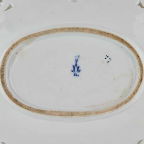 Large rusk bowl. Meissen. Gilding Baroque At the turn of 19th -20th century - photo 4