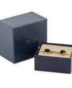 Diamonds. 18K gold Chopard cufflinks with diamonds. In original box. 