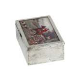 Wooden box upholstered with silver-plated metal. 20th century. Wood Eclecticism Early 20th century - photo 3