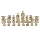 A beautiful set of Chinese ivory chess pieces. The turn of the 19th-20th centuries. Ivory At the turn of 19th -20th century - photo 3